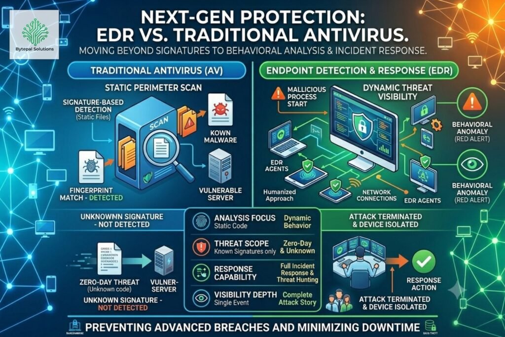 EDR vs. Traditional Antivirus