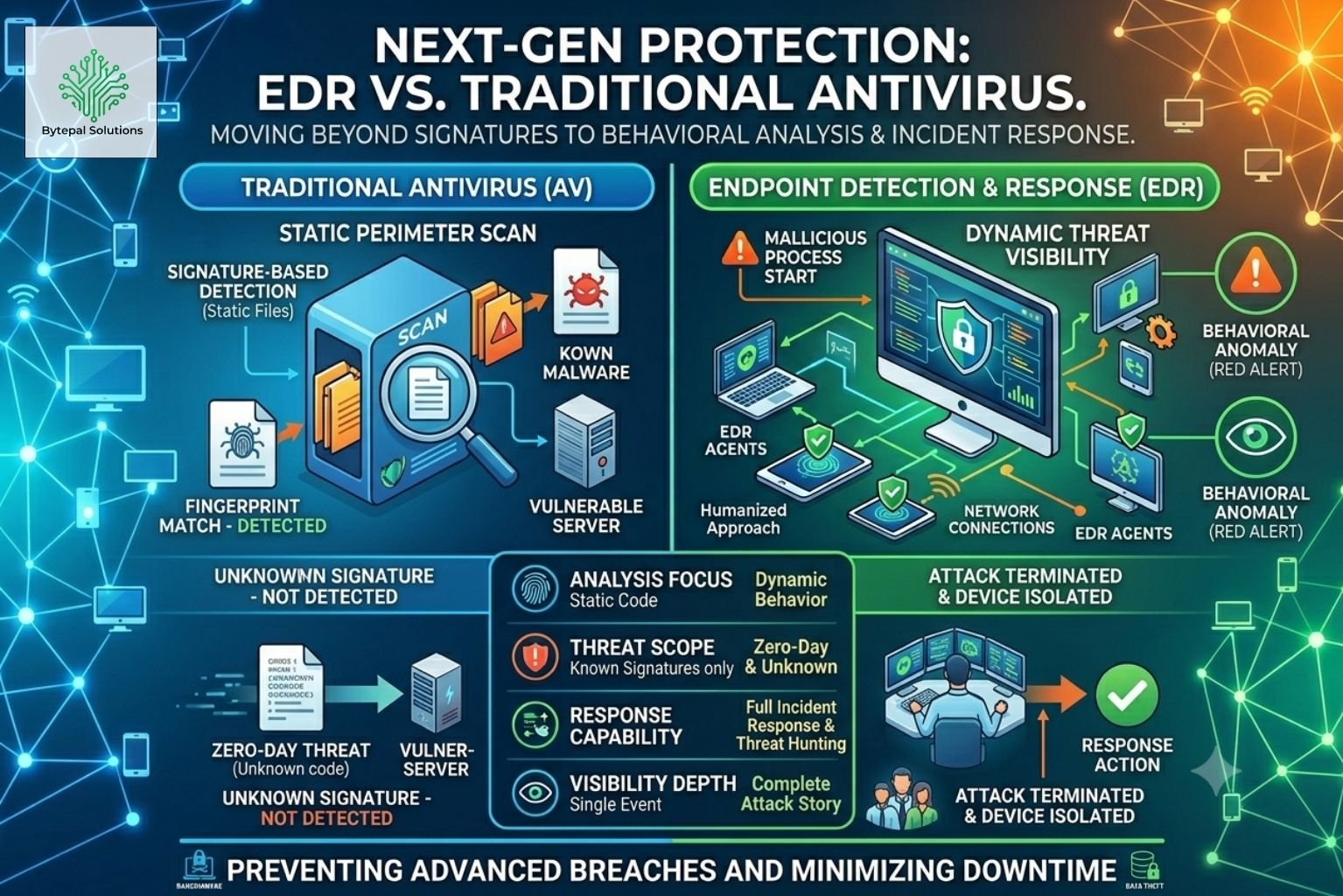 EDR vs. Traditional Antivirus